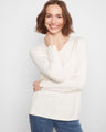 Soft knit top featuring a flattering V-neckline, perfect for casual outings. By Charlie B.