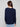 Stylish navy sweater highlighting its classic fit and exquisite craftsmanship for versatile wear by Charlie B.