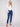 Indigo jeans featuring a skinny fit and elegant beaded embroidery, crafted in stretch denim for comfort by Charlie B.
