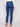 Skinny fit indigo jeans designed with a regular rise and adorned with delicate beaded patterns by Charlie B.