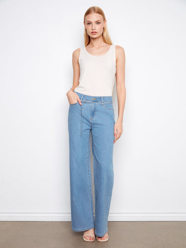 These jeans come with five pockets, providing both functionality and style for everyday wear. By Charlie B.