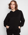 The hoodie features a relaxed fit, perfect for casual outings and lounging in comfort. By Charlie B.