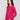 Heather hibiscus sweater with ribbed sleeves, adding a touch of texture to your outfit, suitable for any occasion by Charlie B.