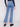 Designed with long length, these jeans provide an elongated silhouette by Charlie B.