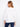 Casual yet refined white blouse with long roll-up sleeves in premium 100% cotton material by Charlie B.