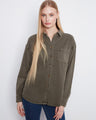 This shirt features a classic shirt collar for a timeless look, perfect for any casual occasion. By Charlie B.