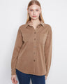 This shirt features a classic shirt collar, adding a timeless touch to your wardrobe essentials. Designed by Charlie B.