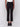 Black capri pants with hem slit and side pockets by Charlie B.