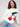 White sweater featuring a vivid cherry pattern and cozy drop shoulders by Charlie B.