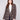 Women's chevron tweed blazer featuring a sophisticated notch lapel collar by Charlie B.