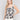 Black and cream crochet top with a square neckline, designed by Charlie B.