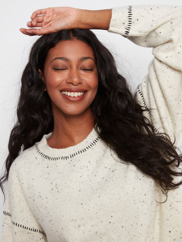 Featuring relaxed drop shoulders, this sweater combines comfort with style effortlessly by Charlie B.