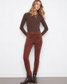 These pants feature a slim fit, perfect for a chic and modern look by Charlie B.