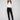 Slim fit black corduroy joggers with zipper pockets and elastic waistband for a comfortable style by Charlie B.