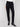 Black jogger pants in stretchy corduroy fabric featuring drawstrings and mid-rise waist, offering a sleek look by Charlie B.