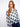 Stylish floral crochet top designed with a boat neckline, perfect for adding flair to your wardrobe essentials. By Charlie B.
