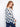 Chic floral crochet top with 3/4 sleeves made from cotton blend fabric, offering comfort and style in one piece. By Charlie B.