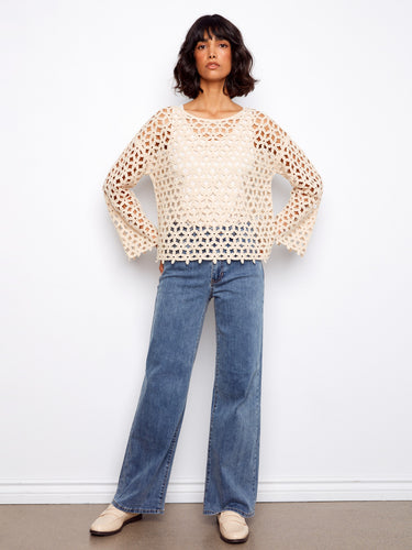 This lightweight top is perfect for transitioning between seasons while keeping you stylishly comfortable by Charlie B.