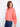 Stylish coral top showcasing beautiful sleeve embroidery and elastic cuffs for added comfort. By Charlie B.