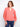 Elegant coral blouse highlighted by exquisite embroidered sleeves and a flattering fit. By Charlie B.