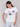 Graphic t-shirt in white showcasing comfortable short sleeves by Charlie B.