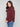Elegant cabernet sweater featuring ribbed cuffs and a chic cowl neckline by Charlie B.