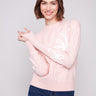 Elegant sweater featuring ribbed cuffs and hem, adding a touch of sophistication to your wardrobe by Charlie B.