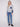 Long-sleeved heather grey sweater with navy contrast details, offering both comfort and style for casual wear by Charlie B.