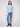 Stylish heather oxford sweater with drop shoulder design, adorned with delicate floral embroidery by Charlie B.