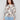 Crochet top with hexagonal design crafted from a soft cotton blend fabric, offering comfort and style by Charlie B.