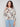 Cotton blend crochet top featuring a captivating hexagonal pattern in multicolor tones by Charlie B.