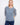 Blue haze crochet sweater featuring a relaxed fit and intricate pattern for a chic look by Charlie B.