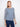 Chic blue haze sweater with cold dyed finish, adding a unique touch to your wardrobe by Charlie B.