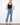 Blue cropped bootcut jeans with a regular rise and stylish side snaps, perfect for any casual outing by Charlie B.