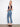 Bootcut fit blue jeans with a chic cropped length and classic five-pocket style for versatile wear by Charlie B.