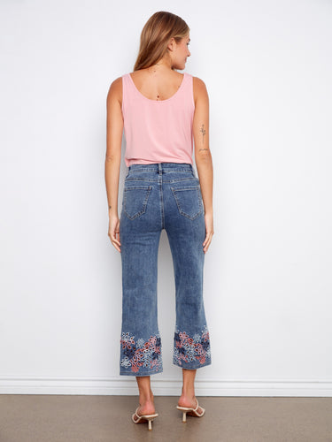 Designed with stretch denim, these jeans ensure comfort while maintaining their chic look and regular rise fit by Charlie B.