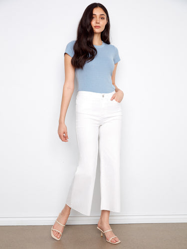 Crafted from stretch twill fabric, these pants ensure comfort and flexibility for all-day wear. By Charlie B.