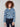 Blue denim jacket featuring a stylish shirt collar and intricate floral jacquard pattern, perfect for casual outings by Charlie B.