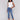 Medium blue jeans with a straight fit, crafted from stretch denim fabric by Charlie B.