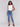 Medium blue jeans with a straight fit, crafted from stretch denim fabric by Charlie B.