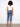 Elevate your look with these medium blue cropped jeans that feature both style and practicality in their five-pocket design by Charlie B.
