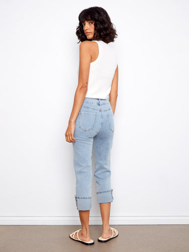 Crafted from stretch denim fabric, these jeans offer comfort and style for everyday wear. By Charlie B.