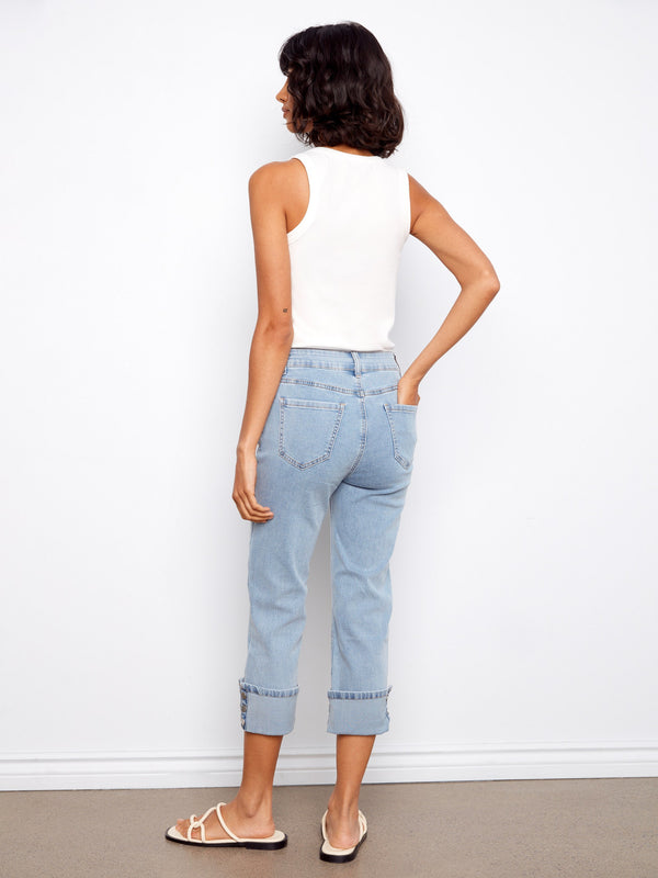 Designed with a regular rise, these versatile jeans are ideal for pairing with any top. By Charlie B.