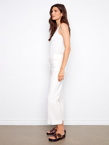 Featuring practical patch pockets, these stylish trousers offer both function and fashion by Charlie B.