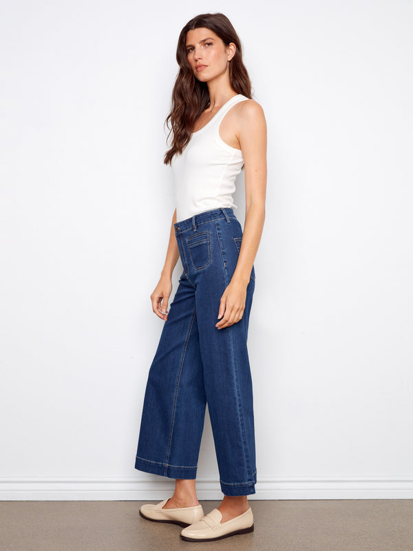 Featuring front patch pockets and back pockets, these jeans provide both style and practicality. A versatile addition to your wardrobe by Charlie B.