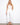 White cropped flare twill pants with a regular rise, featuring stylish patch pockets and stretch fabric by Charlie B.