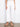 White cropped flare twill pants showcasing front patch pockets and comfortable back pockets by Charlie B.