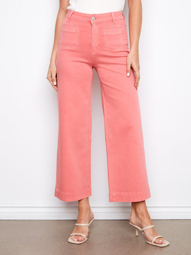 Designed with a chic cropped length, these pants are perfect for showcasing your favorite footwear. A versatile piece by Charlie B.