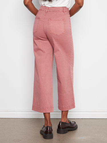 Featuring patch pockets, these pants combine functionality with fashion-forward design elements by Charlie B.