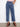 Utility style pockets enhance the practical nature of these trendy blue cropped utility jeans by Charlie B.